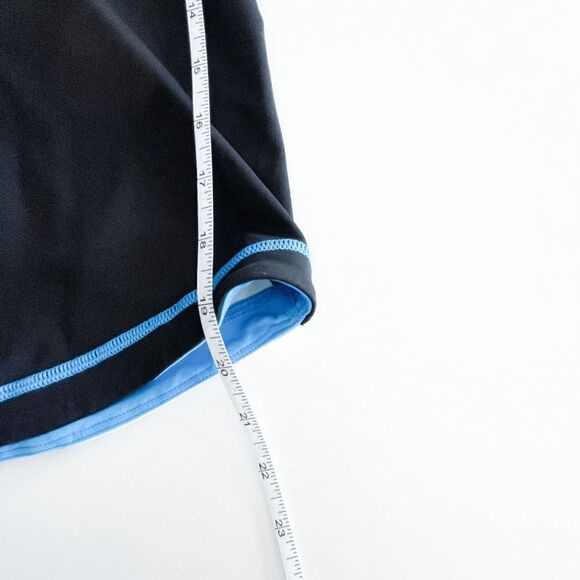 Lululemon Athletica Women Racerback Cardio Kick Tank Top Blue Black Size 6 - Picture 5 of 5